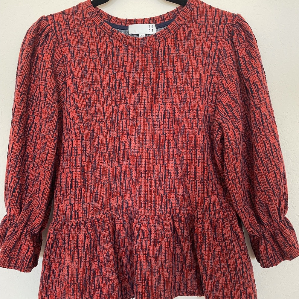 Peplum top in XS